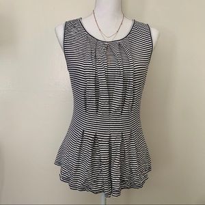 Max Studio Striped Tank Top